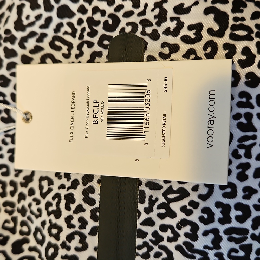 NWT Leopard Print Backpack - Picture 2 of 8